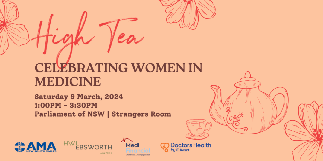 AMA (NSW) Celebrating Women in Medicine High Tea