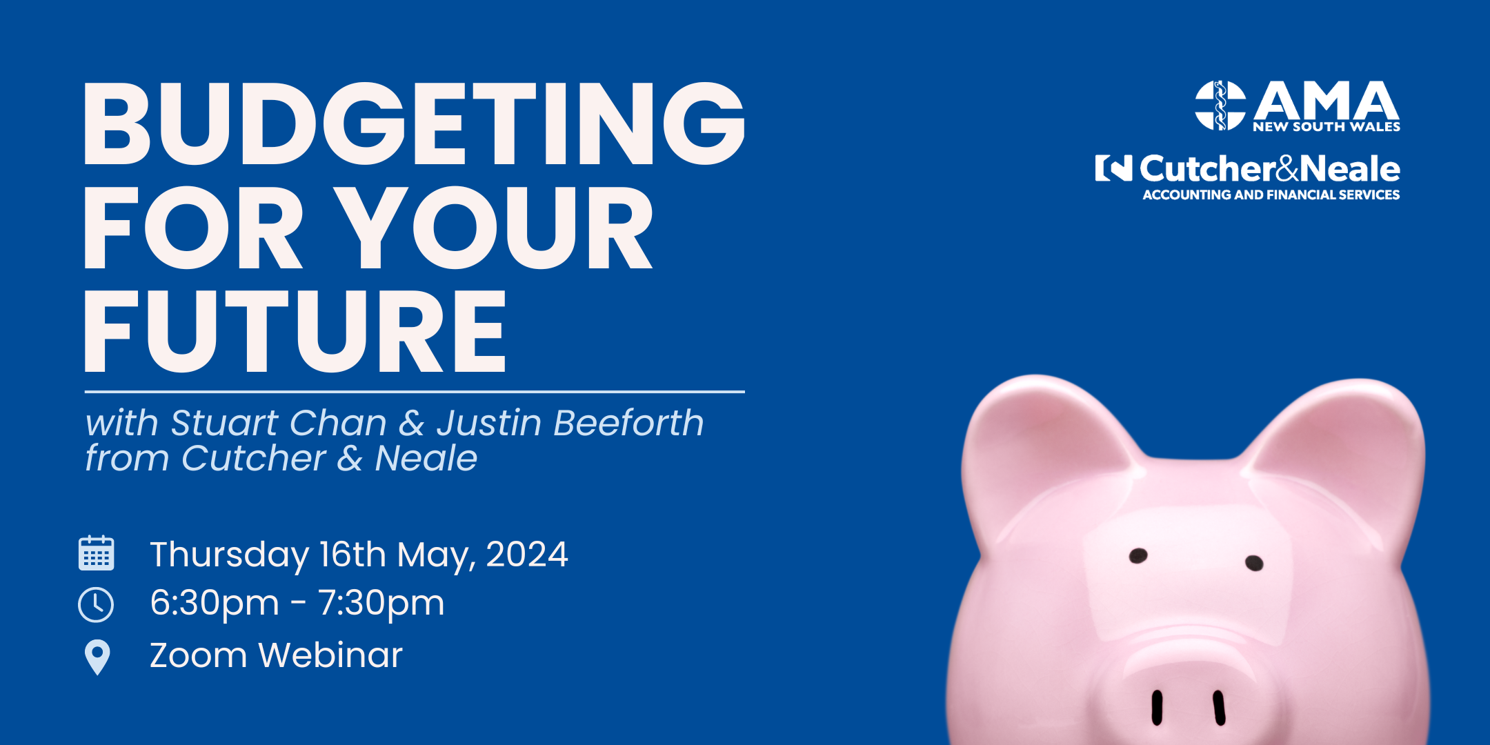 Webinar: Budgeting for your Future with Cutcher & Neale