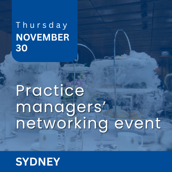 Practice managers' networking event